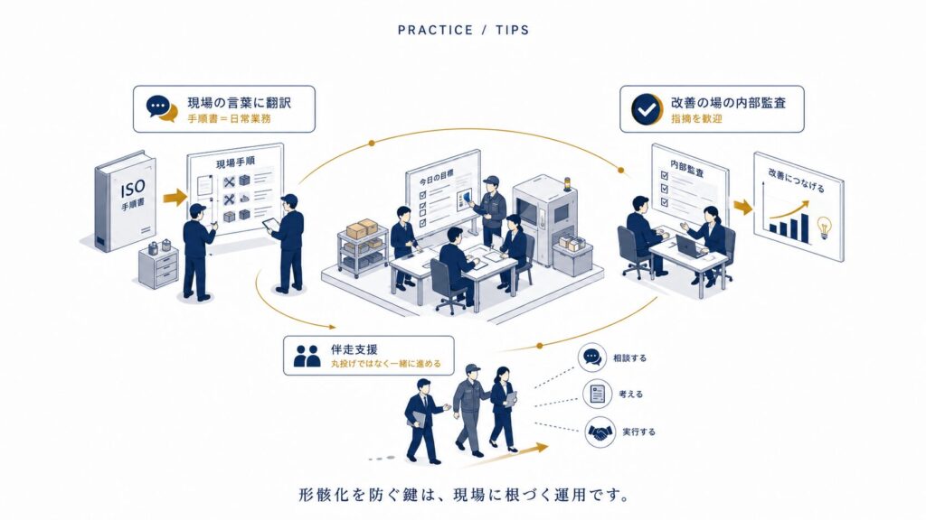 中小企業がISOを「意味のある」状態にする運用のコツ